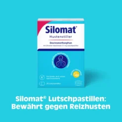 SILOMAT Hustenstiller DMP Zitron.-Geschm.7,7mg LUP 40 St
