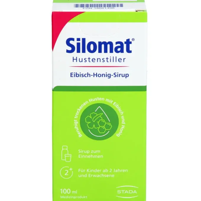 SILOMAT Hustenstiller Eibisch-Honig-Sirup 100 ml