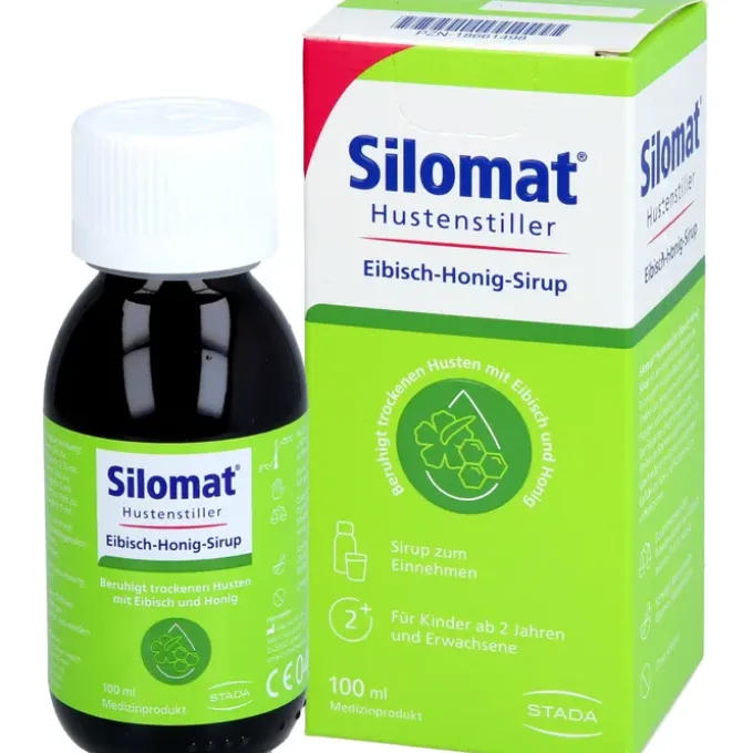 SILOMAT Hustenstiller Eibisch-Honig-Sirup 100 ml