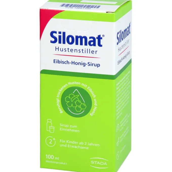 SILOMAT Hustenstiller Eibisch-Honig-Sirup 100 ml