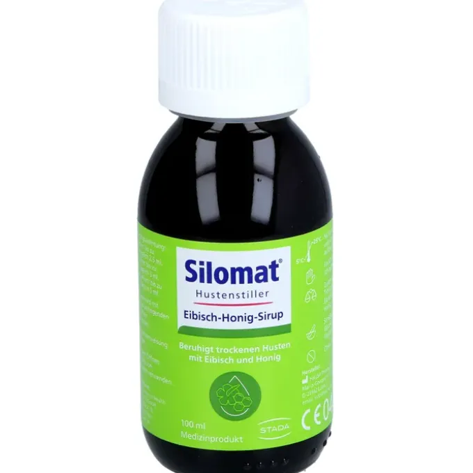 SILOMAT Hustenstiller Eibisch-Honig-Sirup 100 ml