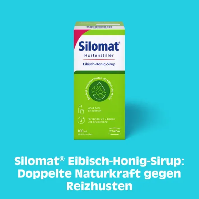 SILOMAT Hustenstiller Eibisch-Honig-Sirup 100 ml