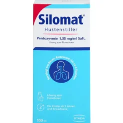 SILOMAT Hustenstiller Pentoxyverin 1,35 mg/ml Saft 100 ml