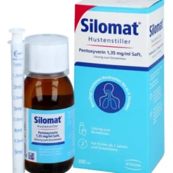 SILOMAT Hustenstiller Pentoxyverin 1,35 mg/ml Saft 100 ml