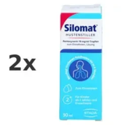 SILOMAT Hustenstiller Pentoxyverin 19 mg/ml TEI Set 2x30ml
