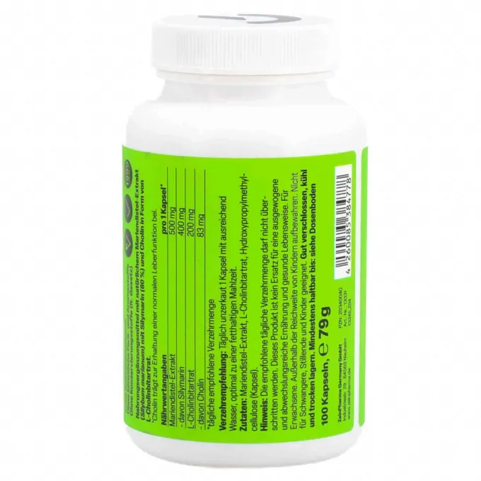 SILYMARIN Leber Balance Kapseln 100 Stück