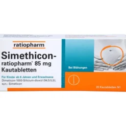 SIMETHICON-ratiopharm 85 mg Kautabletten 20 St