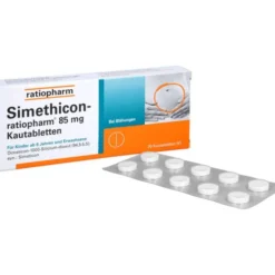 SIMETHICON-ratiopharm 85 mg Kautabletten 20 St