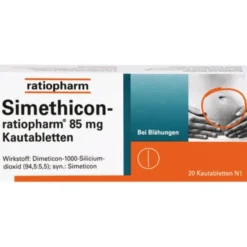 SIMETHICON-ratiopharm 85 mg Kautabletten 20 St