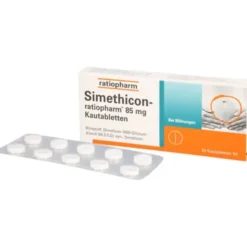 SIMETHICON-ratiopharm 85 mg Kautabletten 20 St