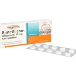 SIMETHICON-ratiopharm 85 mg Kautabletten 20 St