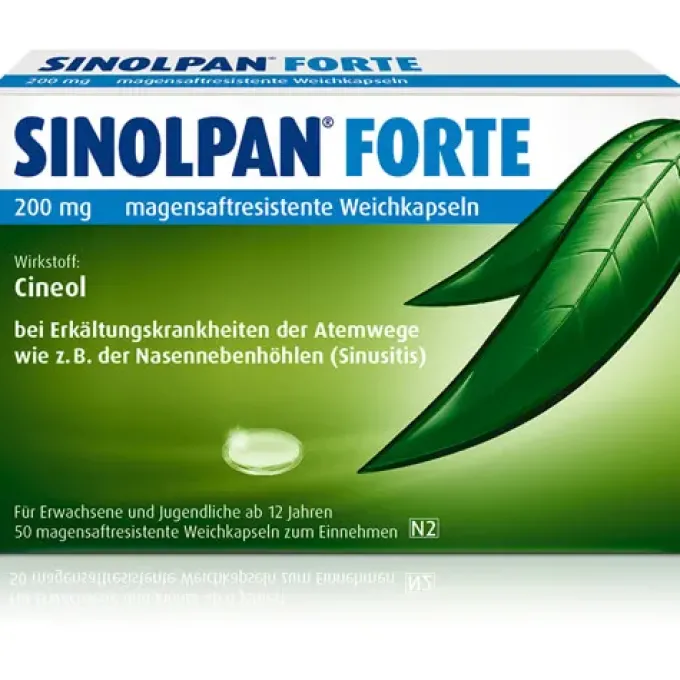 SINOLPAN forte 200 mg magensaftres.Weichkapseln 50 St