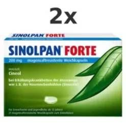 SINOLPAN forte 200 mg magensaftres.Weichkapseln Set 2x 21St