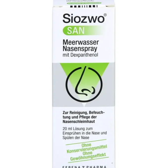 SIOZWO SAN Meerwasser Nasenspray m.Dexpanthenol 20 ml