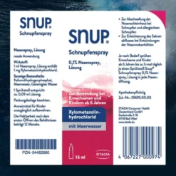 SNUP Schnupfenspray 0,1% Nasenspray 15 ml