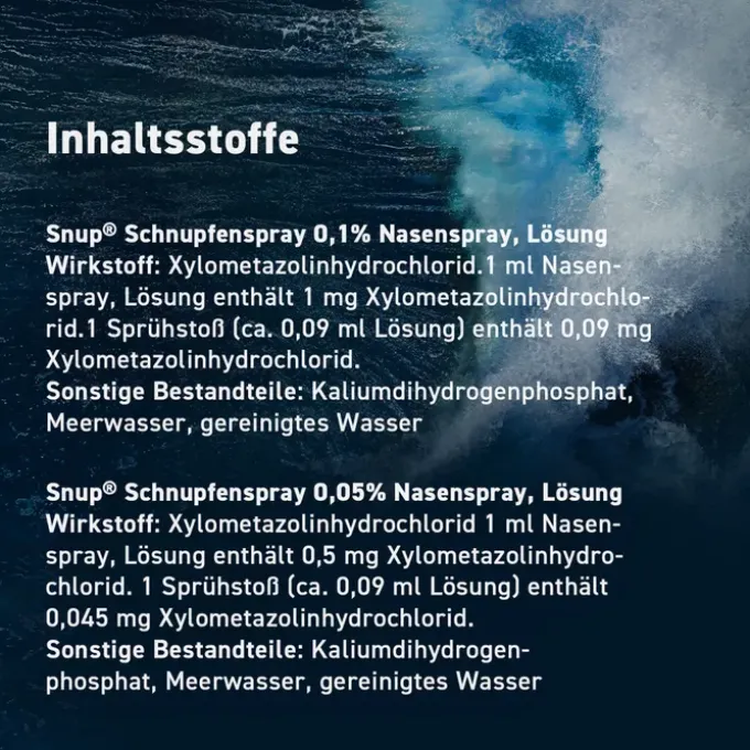 SNUP Schnupfenspray 0,1% Nasenspray 15 ml