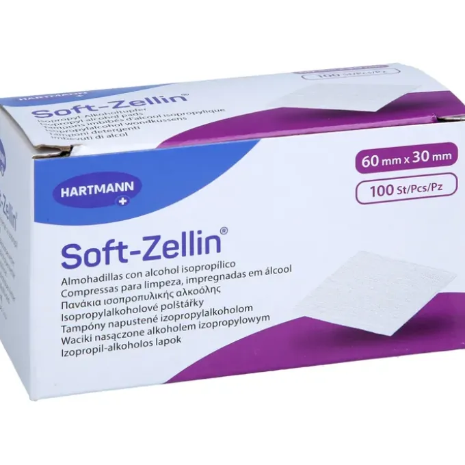 SOFT-ZELLIN Alkoholtupfer 30x60 mm 100 St