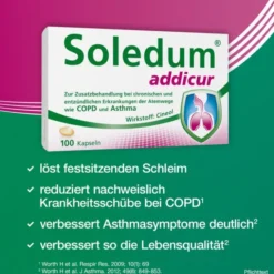 SOLEDUM addicur 200 mg magensaftres.Weichkapseln 100 St