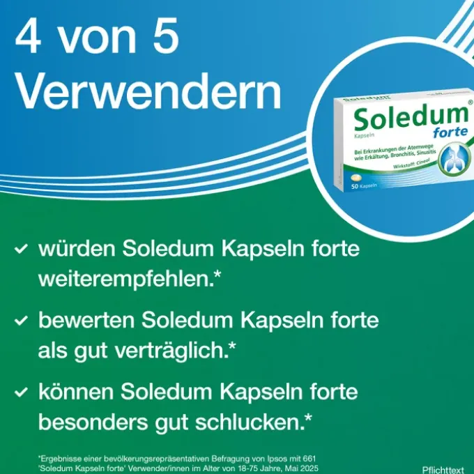 SOLEDUM Kapseln forte 200 mg 50 St