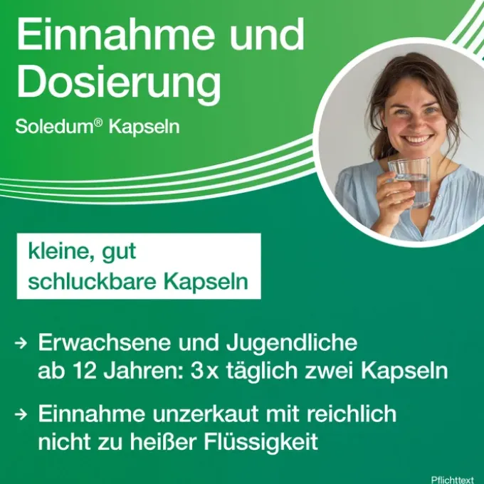 SOLEDUM 100 mg magensaftresistente Kapseln 100 St