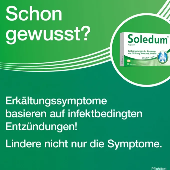SOLEDUM 100 mg magensaftresistente Kapseln 50 St