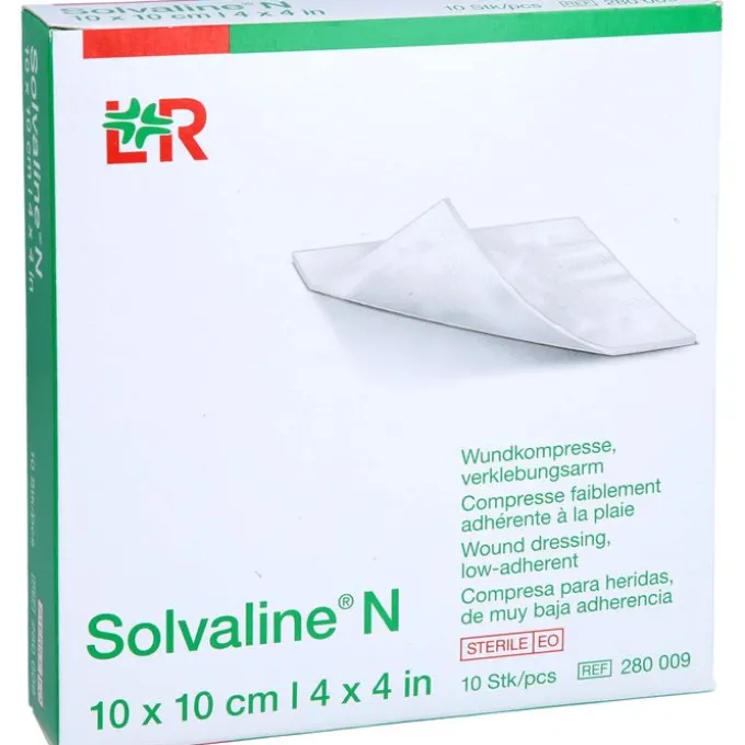 SOLVALINE N Kompressen 10x10 cm steril 10 St
