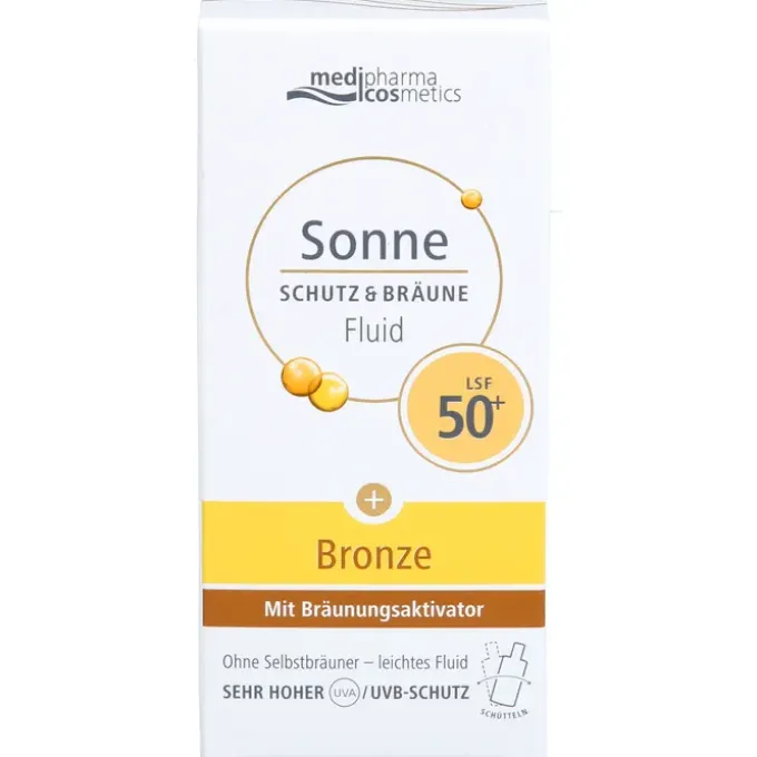 SONNE Schutz & Bräune Fluid bronze LSF 50+ 50 ml