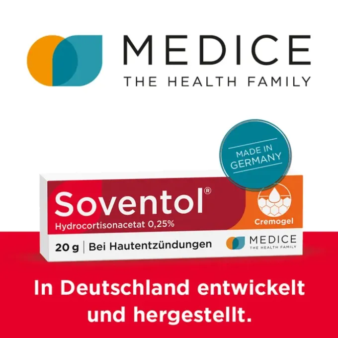 SOVENTOL Hydrocortisonacetat 0,25% Creme 20 g