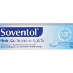 SOVENTOL Hydrocortisonacetat 0,25% Creme 20 g
