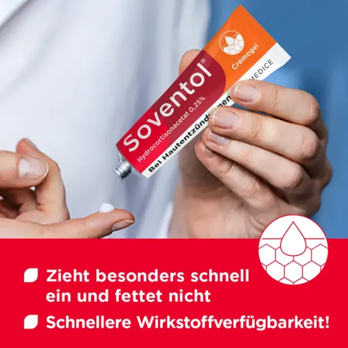 SOVENTOL Hydrocortisonacetat 0,25% Creme 20 g