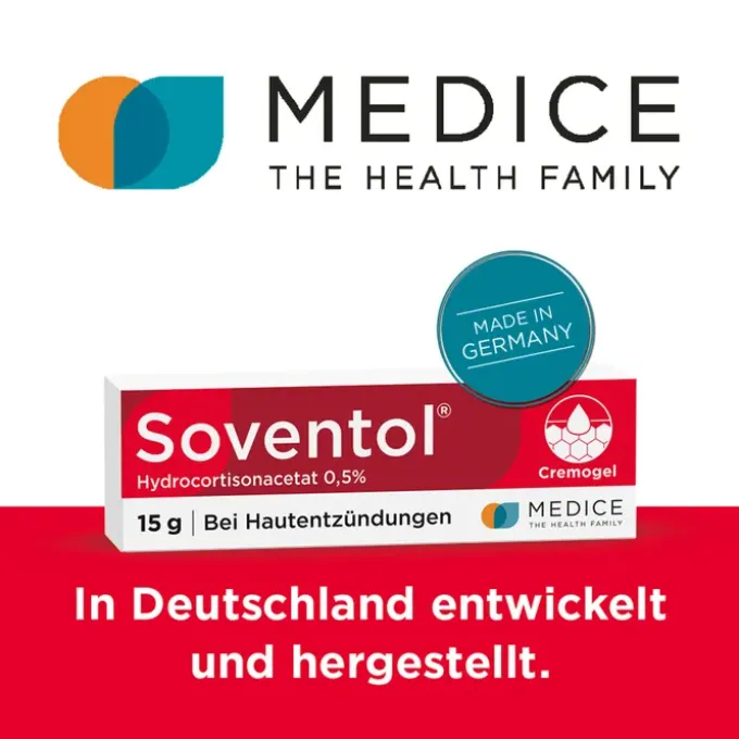 SOVENTOL Hydrocortisonacetat 0,5% Creme 15 g