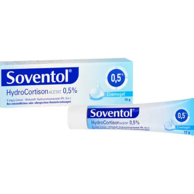 SOVENTOL Hydrocortisonacetat 0,5% Creme 15 g
