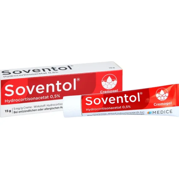 SOVENTOL Hydrocortisonacetat 0,5% Creme 15 g