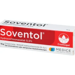 SOVENTOL Hydrocortisonacetat 0,5% Creme 15 g