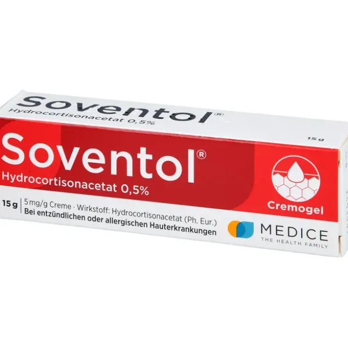 SOVENTOL Hydrocortisonacetat 0,5% Creme 15 g