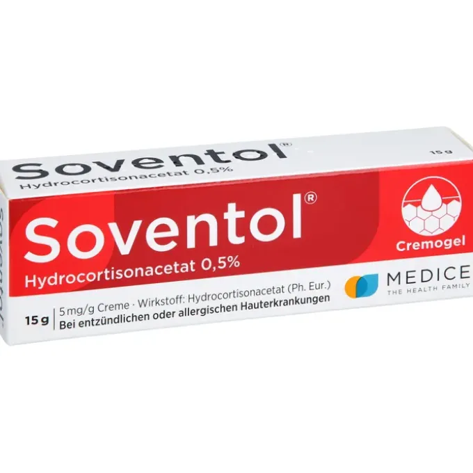 SOVENTOL Hydrocortisonacetat 0,5% Creme 15 g