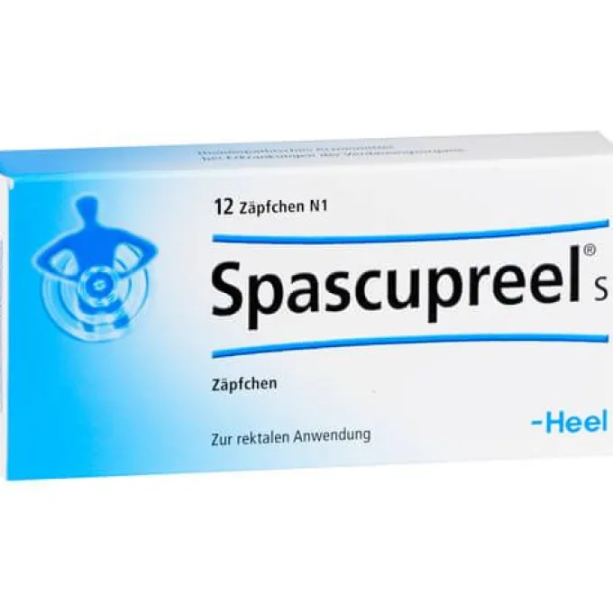 SPASCUPREEL S Suppositorien 12 St