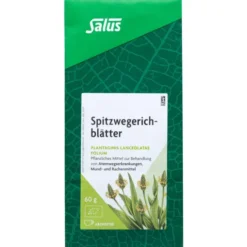 SPITZWEGERICHBLÄTTER Arzneitee Bio Salus 60 g
