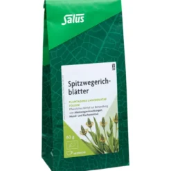 SPITZWEGERICHBLÄTTER Arzneitee Bio Salus 60 g