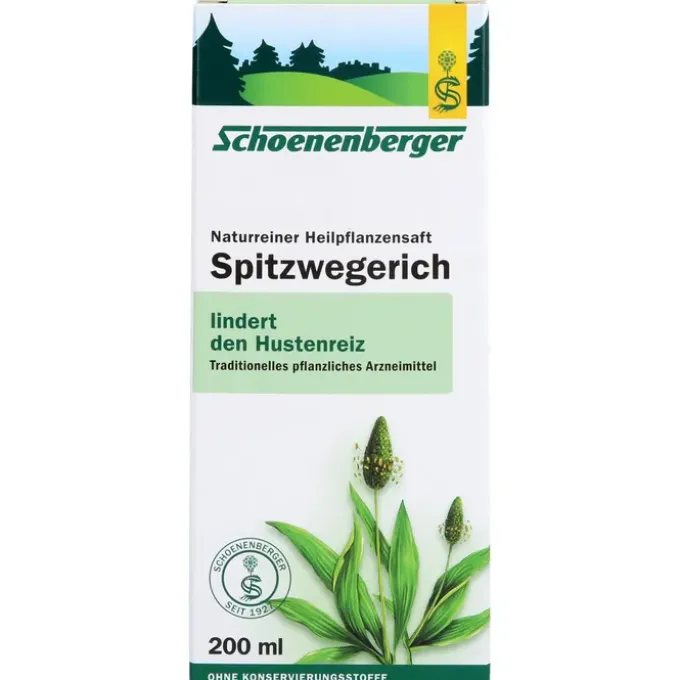 SPITZWEGERICHSAFT Schoenenberger 200 ml