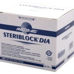 STERIBLOCK DIA 25x86 mm Kompressionspfl.ster.weiß 100 St