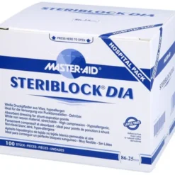 STERIBLOCK DIA 25x86 mm Kompressionspfl.ster.weiß 100 St