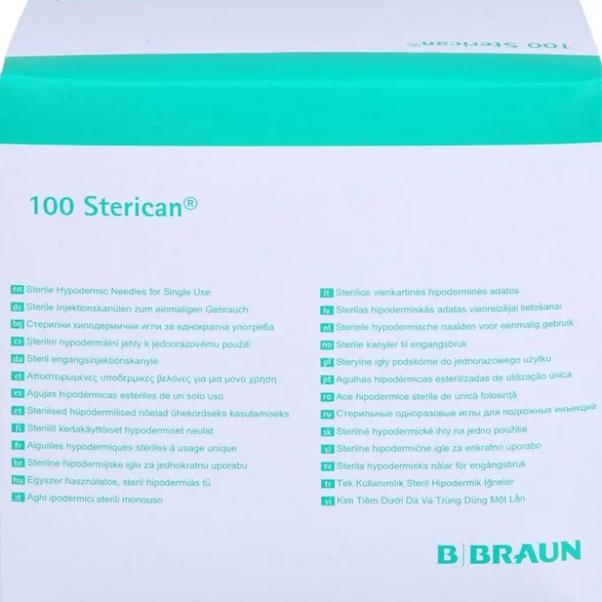 STERICAN Einmalkanüle 22 G 50 mm 100 St