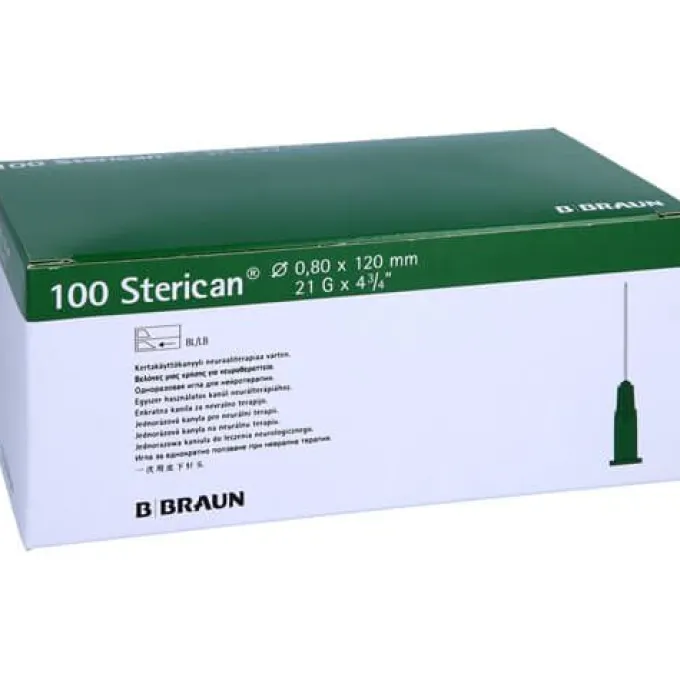 STERICAN Einmalkanüle 21 Gx4 4/5 0,8x120 mm 100 St
