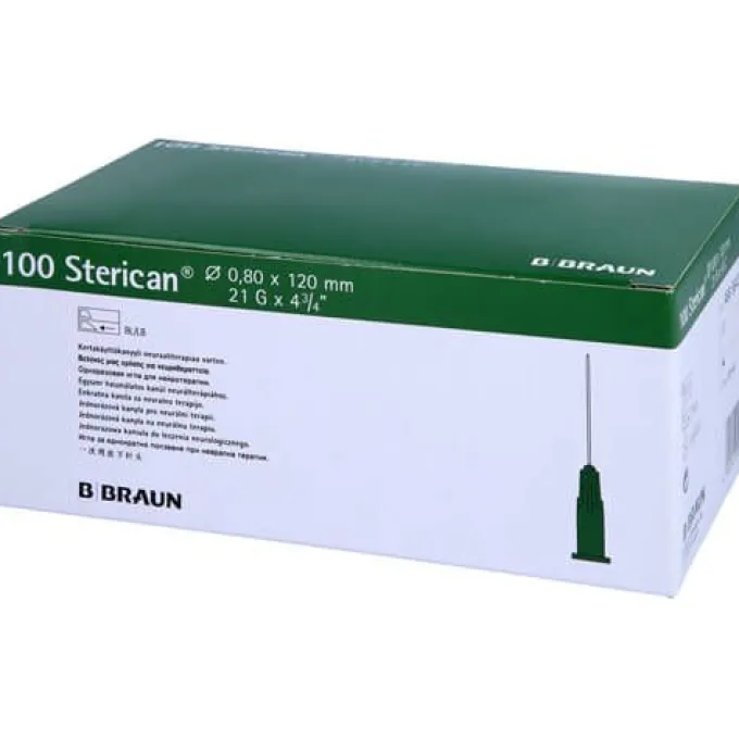 STERICAN Einmalkanüle 21 Gx4 4/5 0,8x120 mm 100 St