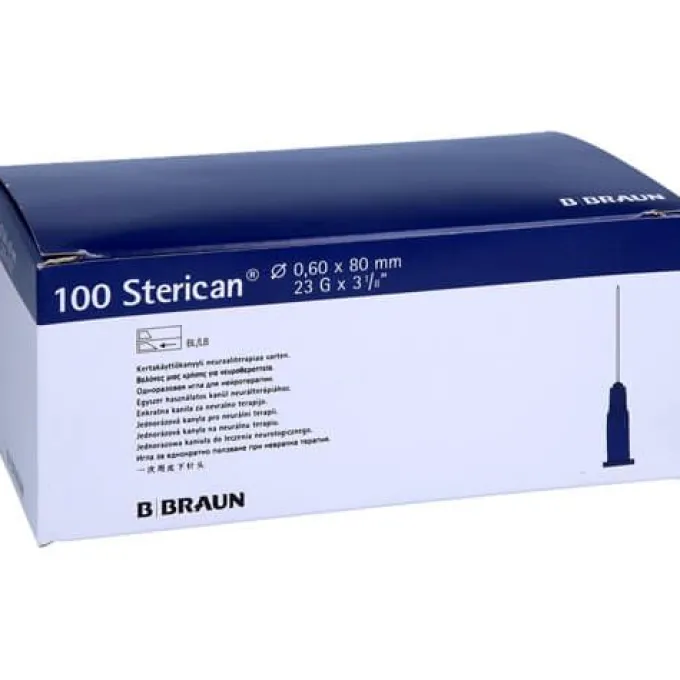 STERICAN Einmalkanüle 23 Gx3 1/5 0,6x80 mm 100 St