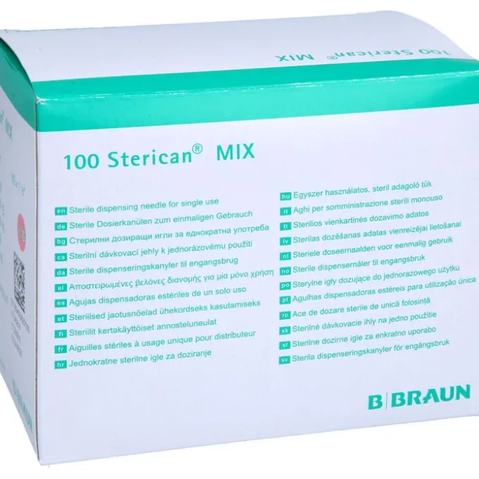 STERICAN Mix Einmalkan.18 G 40 mm halbstumpf 100 St