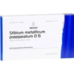 STIBIUM METALLICUM PRAEPARATUM D 6 Ampullen 8X1 ml