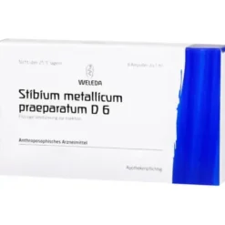 STIBIUM METALLICUM PRAEPARATUM D 6 Ampullen 8X1 ml