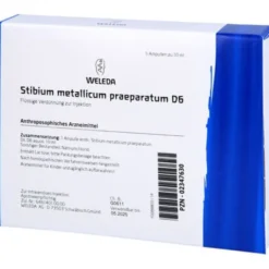 STIBIUM METALLICUM PRAEPARATUM D 6 Ampullen 5X10 ml